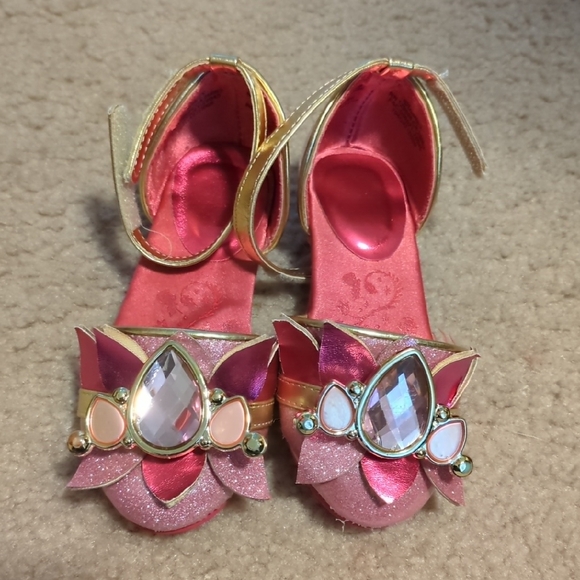 Disney Pink and Gold Kids Dress Shoes - Picture 1 of 2